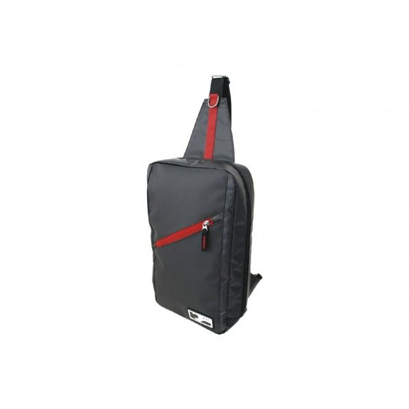 YG-124 .ターポリンボディバッグ スクエアタイプ(ブラック) 000011900263 1個