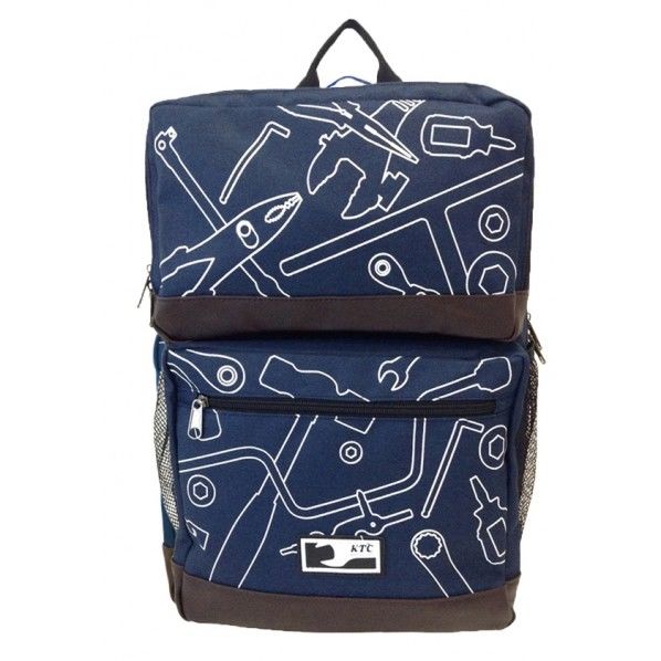 YG-132NVA .工具柄リュック(ネイビーXホワイト) 000011900333 1個