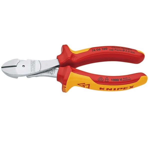 絶縁強力斜ニッパー1000V(SB) 7406-160 1個
