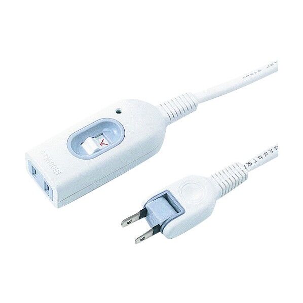 中間スイッチ付延長コード TAP-B7-2N 1点