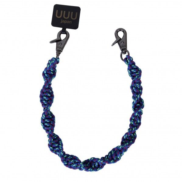 スパイラルウォレットチェーン ブルー 20mm×410mm UUU-0051 1個