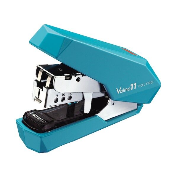 ホッチキス バイモ11 ポリゴ HD-11SFLKB ブルー HD-11SFLKB 1個