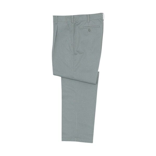 作業服 E/C スラックス 前ファスナー式 下 グレー 96m M5201-SITA-96 1点