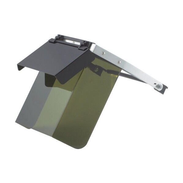 遮光二重防災面(ヘルメット取付型)