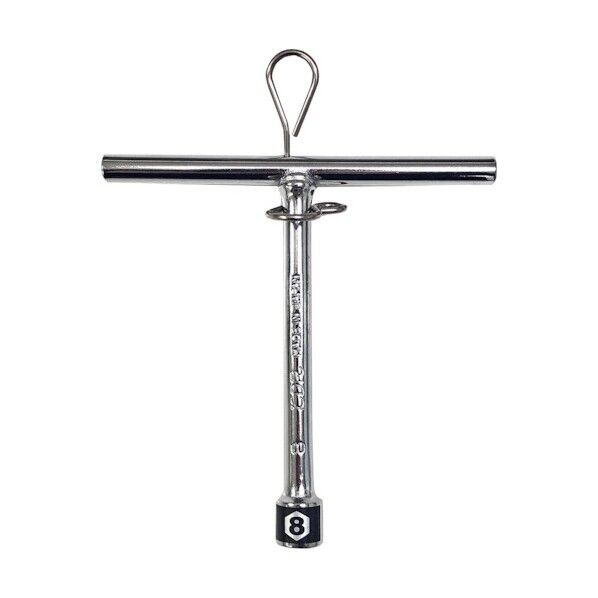 KDR T型ボックスレンチ(ハンガーフック付)フルポリッシュ 8mm TBS-8 1点