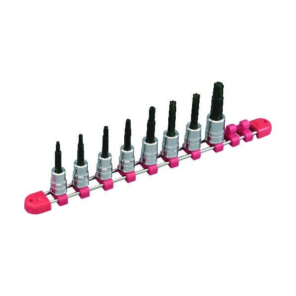 9.5sq.T型トルクスビットソケットセット(8個組)