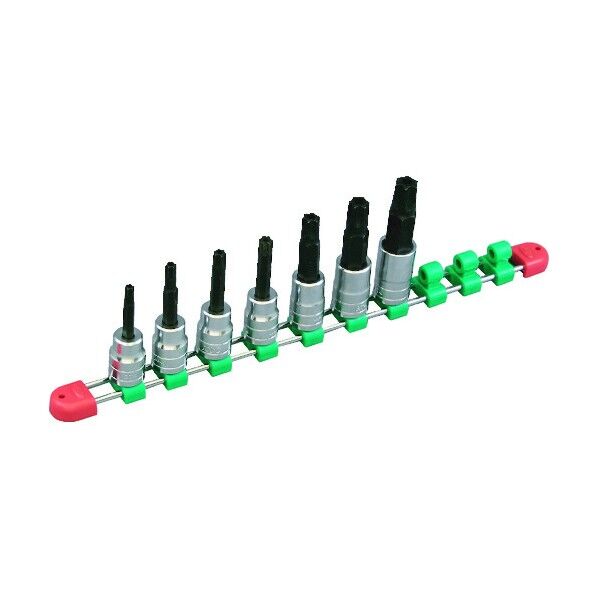 12.7sq.T型いじり止めトルクスビットソケットセット(7個組)
