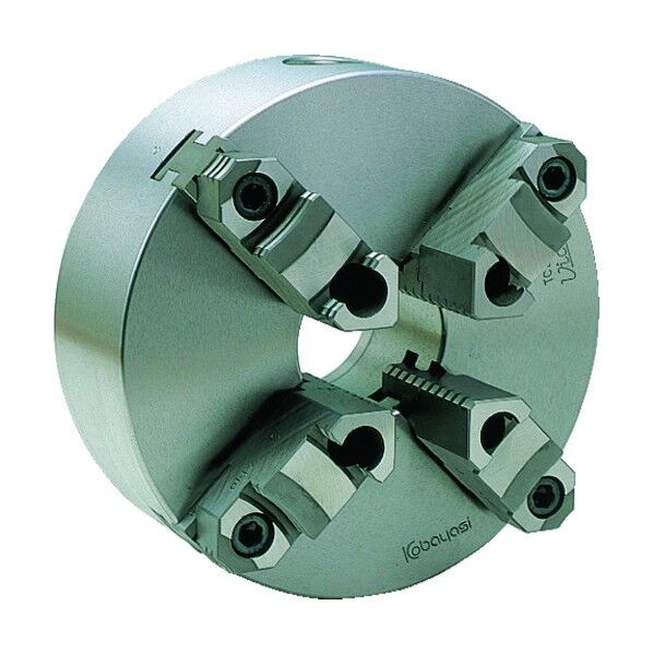 小林鉄工 スクロールチャック 4インチ 4爪 分割爪 TC110F4 1...