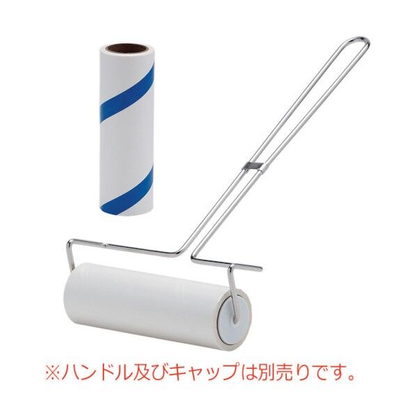 衣類用 粘着ローラー スペアテープ らせんカットタイプ  160mm幅