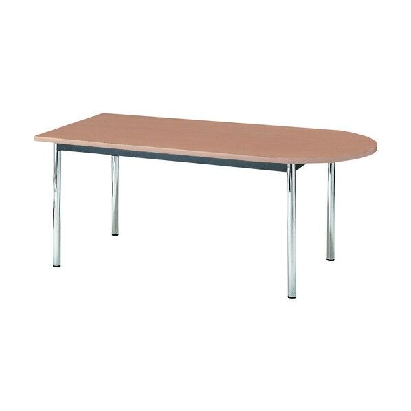 ミーティングテーブル 半楕円型