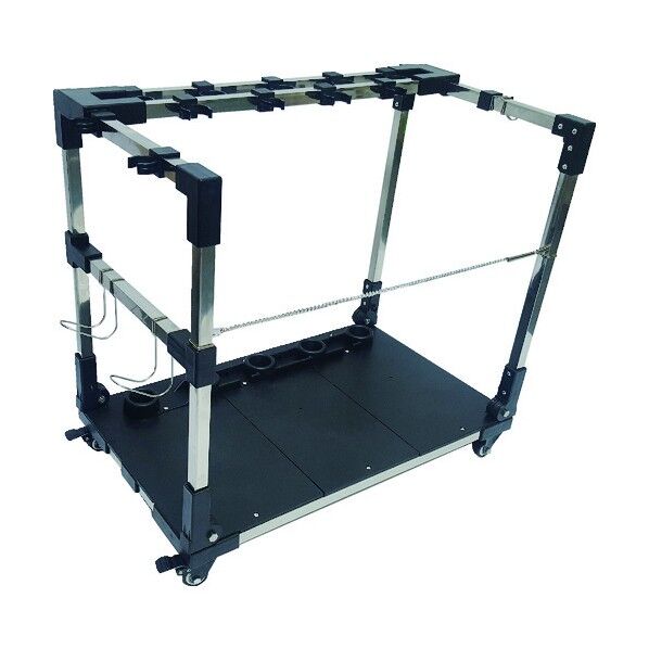 折りたたみ掃除用具保管台