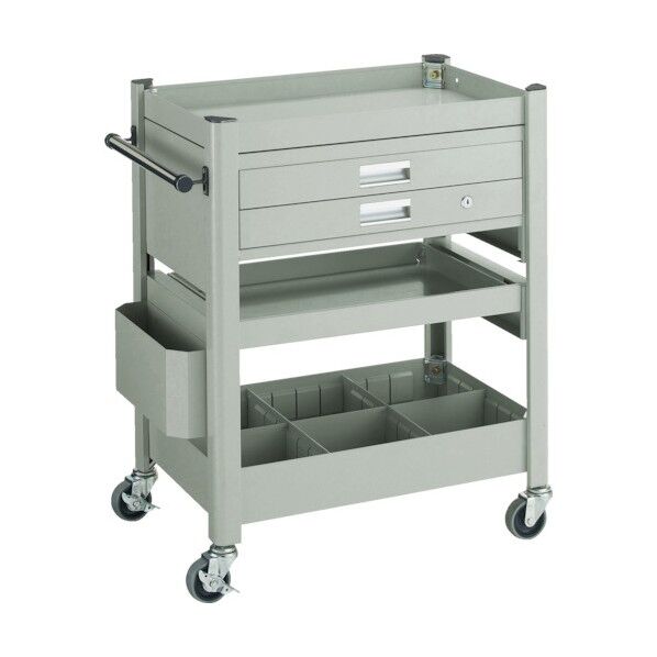 コンビネーションワゴン (スライド引出しタイプ) 引出し・仕切付タイプ