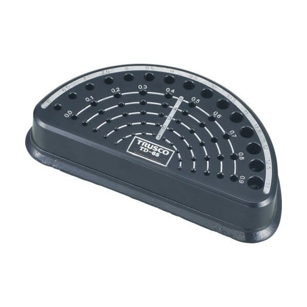 アルミ製ドリルスタンド71本収納 300X162 TD-71 1