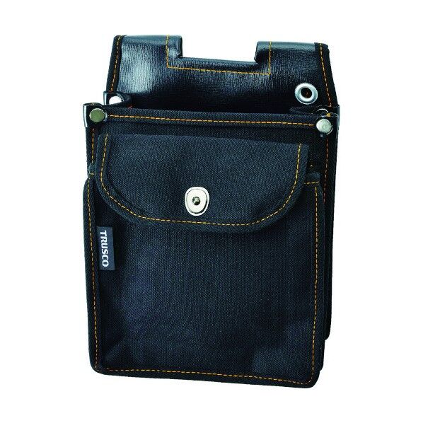 内線工事用電工腰袋 前ポケット フタ付 300 x 240 x 40 mm TDI-FM-BK 1