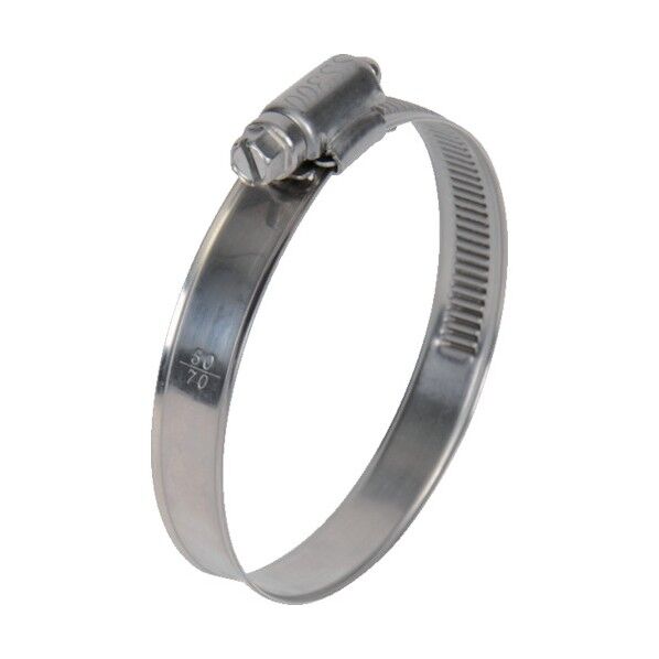 トラスコ ホースバンド オールステンレス 傷防止タイプ 50~70mm TE13-70A 10個...