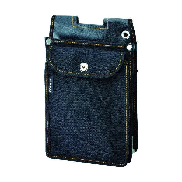 外線工事用電工腰袋 前ポケット フタ付 TDO-FL-BK 1