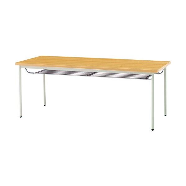 ミーティングテーブル エラストマエッジ 棚付