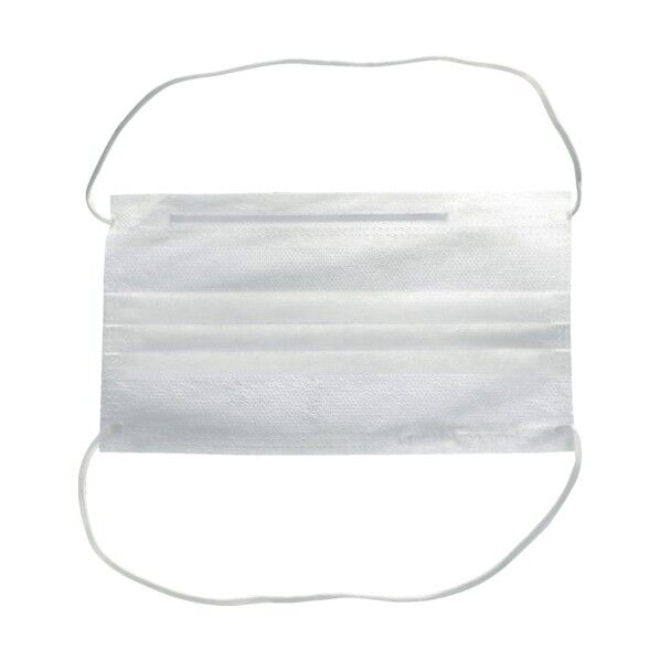 トラスコ(TRUSCO) 作業用マスク(頭掛ケタイプ)1層 TEMA1L-100A 100枚