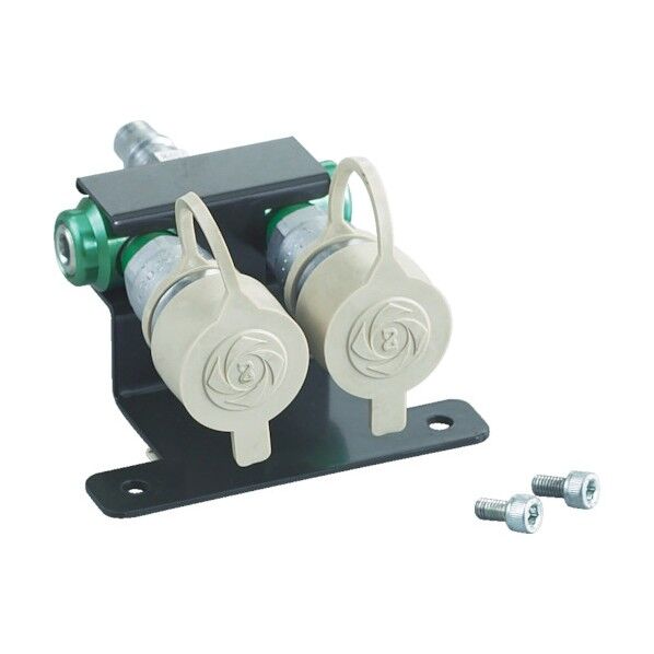 TFAE型作業台用エアー源カプラ 2口付 TFAC-200T