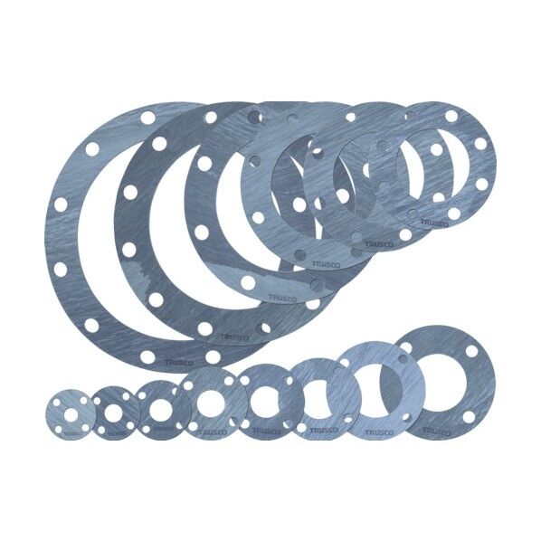 トラスコ(TRUSCO) TRUSCO ガスケット フランジ外パッキン 10K 25A 厚み3.0mm 147 x 126 x 13 mm 50...