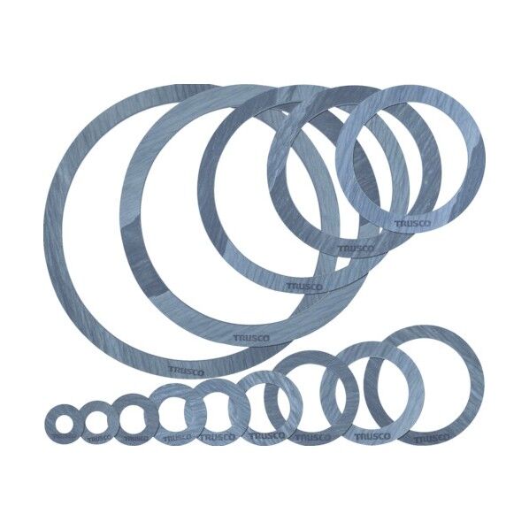 トラスコ ガスケット フランジ内パッキン 5K 65A 厚み3.0mm 139 x 119 x 16 mm TFPU-5K65A-30 50点...