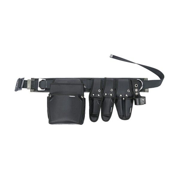 ワークポジショニングセット 腰袋2段 ペンチ差し2段・1丁 ドライバー差し2丁 ハンマーホルダー 黒