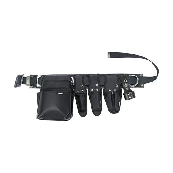 ワークポジショニングセット 腰袋3段 ペンチ差し2段・1丁 ドライバー差し2丁 ハンマーホルダー 黒