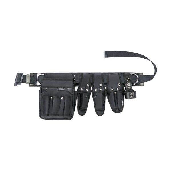 ワークポジショニングセット ペンチ差し付き腰袋2段 ペンチ差し2段・1丁 ドライバー差し2丁 ハンマーホルダー 黒