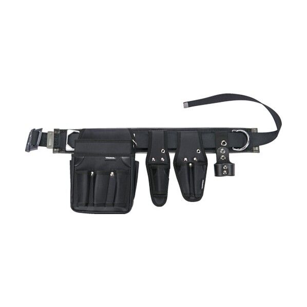 ワークポジショニングセット ペンチ差し付き腰袋2段 ペンチ差し2段 ドライバー差し2丁 ハンマーホルダー 黒