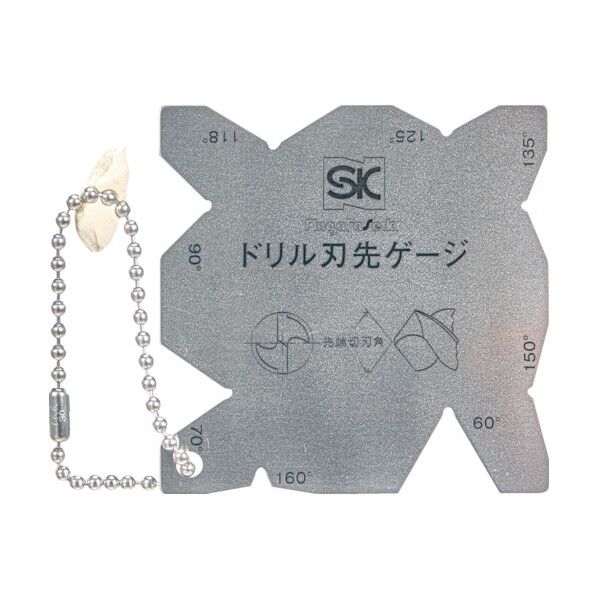 ドリル刃先ゲージ