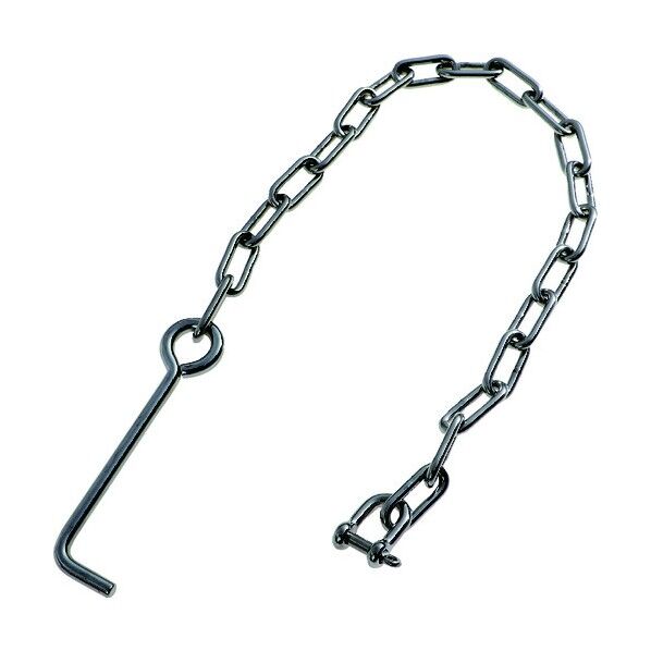 トラスコ ステンレス アンカー付キチェーン チェーン長サ500mm 4mm TGCH-4 1点...