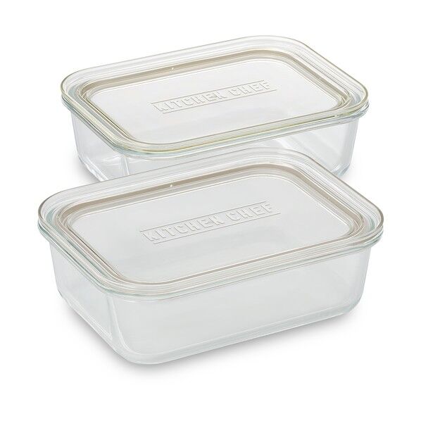 耐熱ガラス容器 2点セット クリア TGS-2S 2個