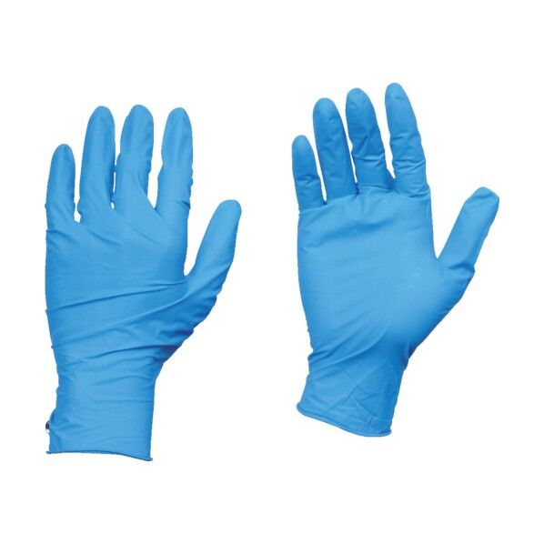 使い捨て天然ゴムTGワーク 0.10 粉付青M 224 x 124 x 76 mm TGPL10BM 100枚