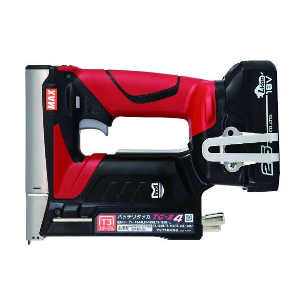 MAX バッテリタッカセット 18ボルト 2.5アンペアセット ティ3ステープル用