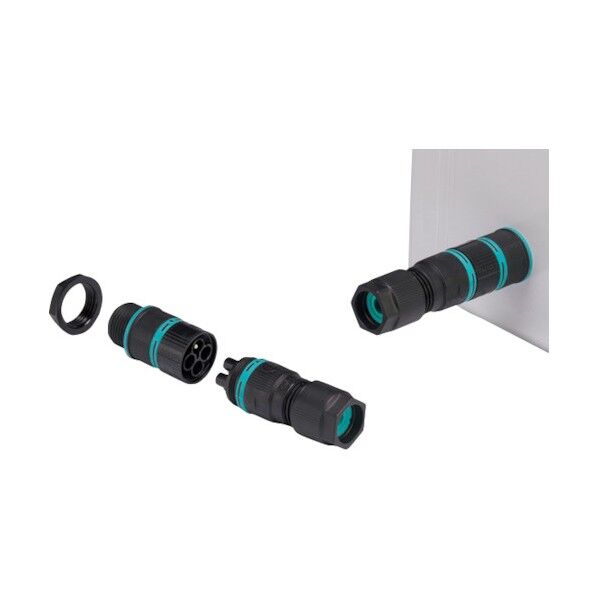 UL認証 パネルマウント防水コネクタ THB387LE-4P-M20 1点