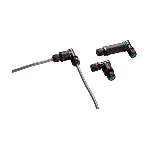 直角L型防水中継コネクタ THB390L-3P 1点