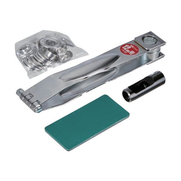 両面ハトメパンチセット(アルミ・真鍮用)