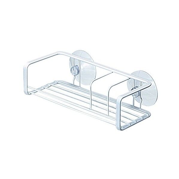 Nポゼ ダブルコート 洗剤・スポンジ入れ ホワイト 幅18.8×奥行8.5×高さ5cm A2622 1個