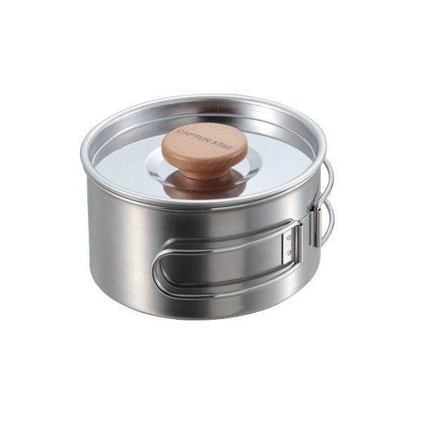 ステンレス片手鍋(中皿付)