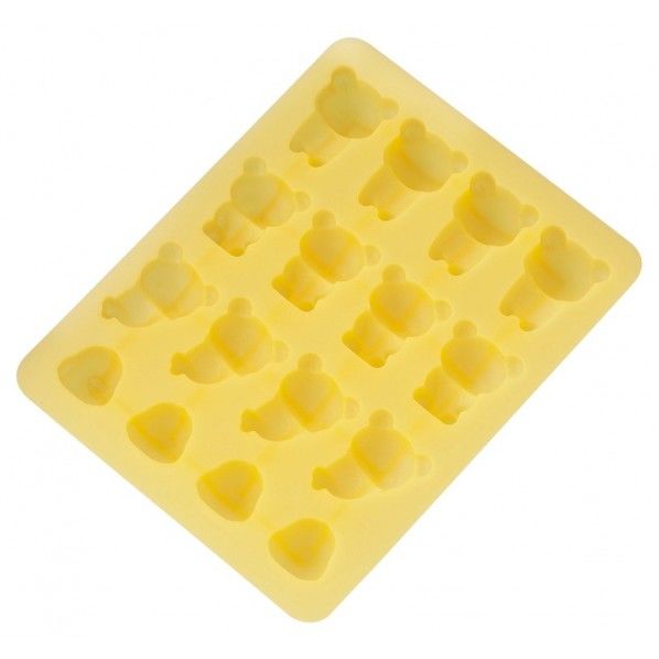 タルトカップでごゆるりチョコ型 リラックマ 幅14×奥行17×高さ1.5cm WTYE301 1個