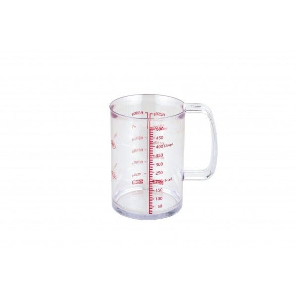 CookFile どこでも注げる 耐熱 計量カップ 幅8.5×奥行12×高さ12.2cm DH7121 1個