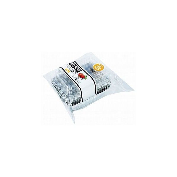 ランチパック ブラックチェック 幅16.5×奥行15×高さ6.8cm 03368 1個