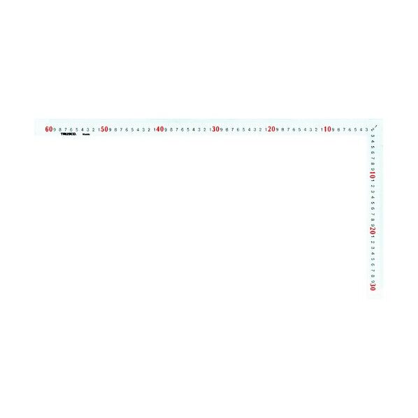 シルバー曲尺中金サイズ60cm×30cm 650 x 360 x 3 mm TK-606CN 1点