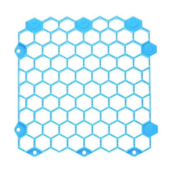 トラスコ(TRUSCO) 抗菌・防炎ジョイントスノコ 土足用 ブルー TJDDS15-BL 1点...