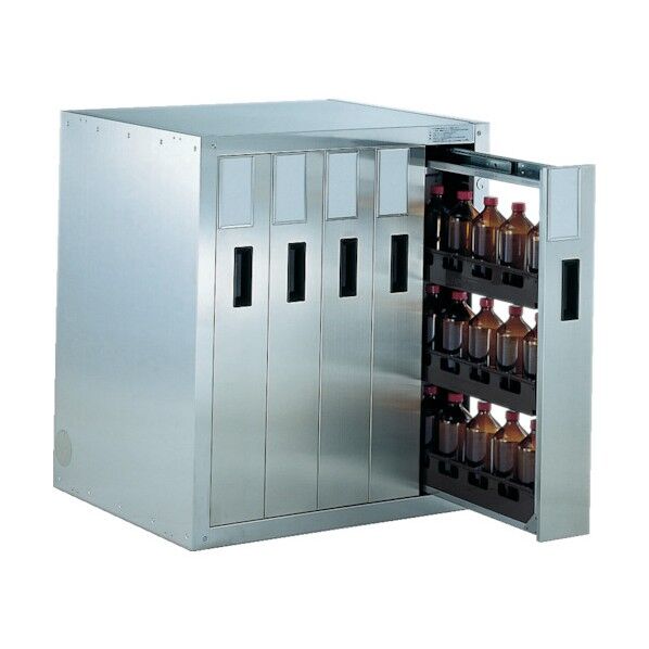 耐震薬品庫705X600XH8005列引出型