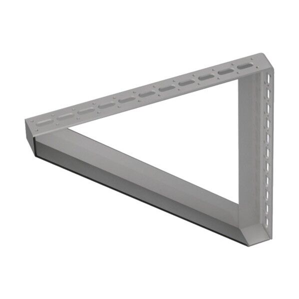 配管支持用対面兼用三角ブラケット スチール製