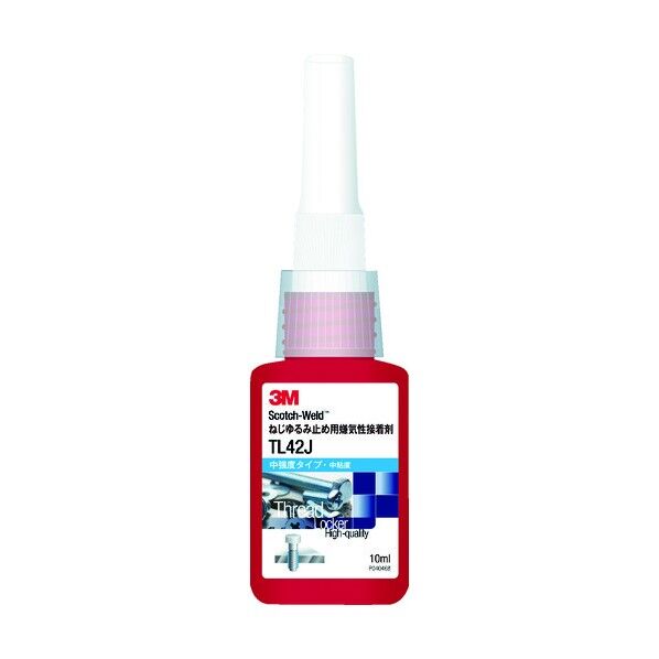 ScotchWeld ねじゆるみ止め用嫌気性接着剤 TL42J TL42J 10ML 【381-1093】 便利グッズ(文具・OA機器) TL42J 10ML 1個