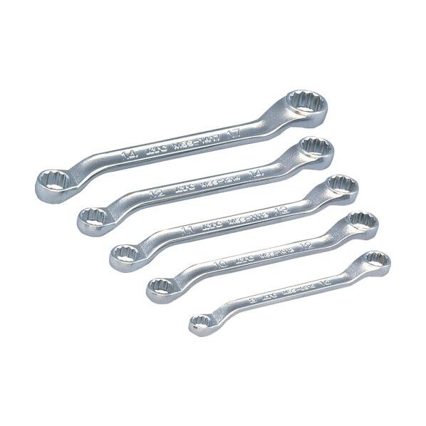 45°×6°ショートめがねレンチセット(5本組)