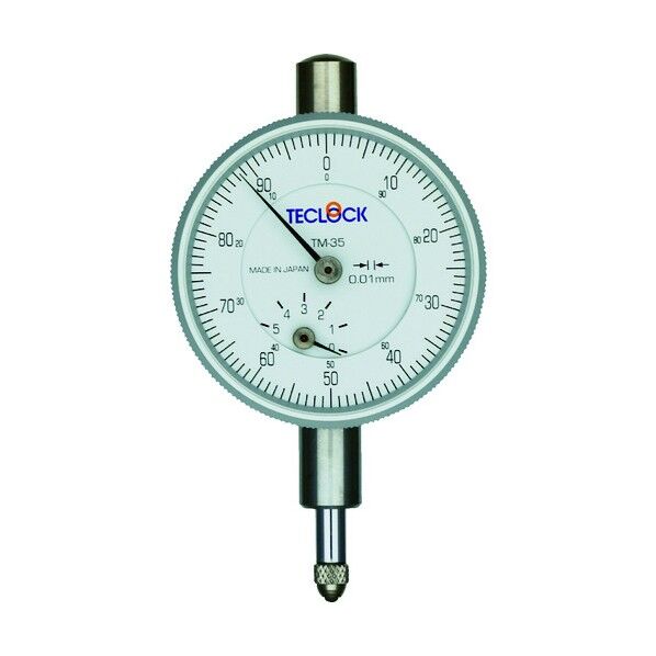 小型ダイヤルゲージ 耳金付裏ぶたタイプ