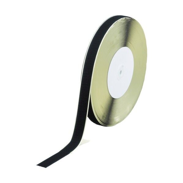 マジックテープ糊付A側幅25mmX長さ25m黒 328 x 323 x 42 mm TMAN-2525-BK 1点